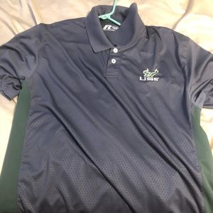 Gray USF bulls polo